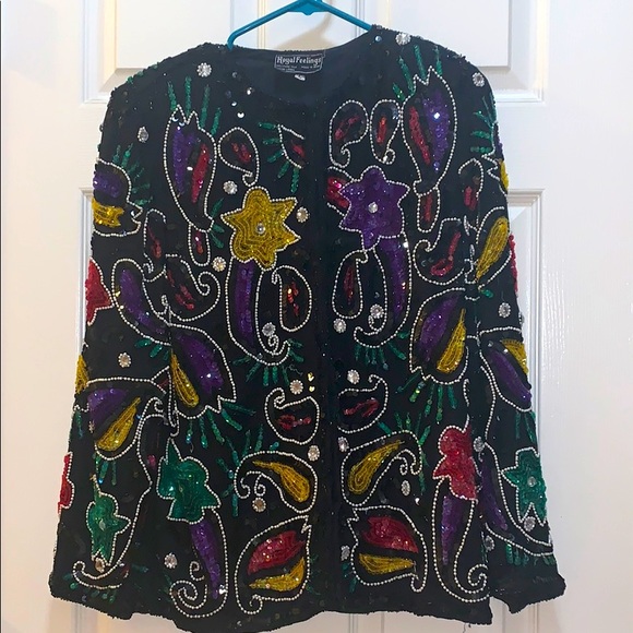Royal Feelings Jackets & Blazers - Vintage beaded evening jacket